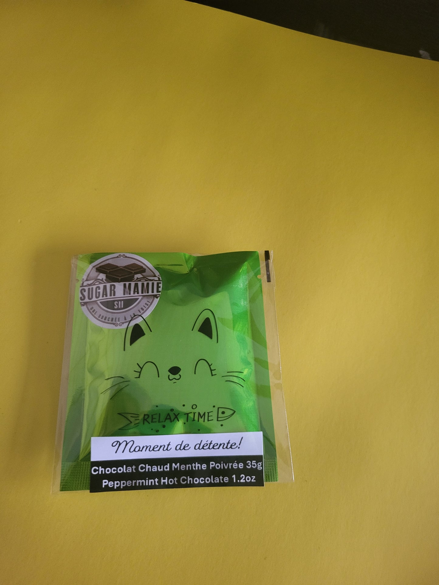 Chocolat chaud menthe poivrée 35g / Peppermint hot chocolate 35g