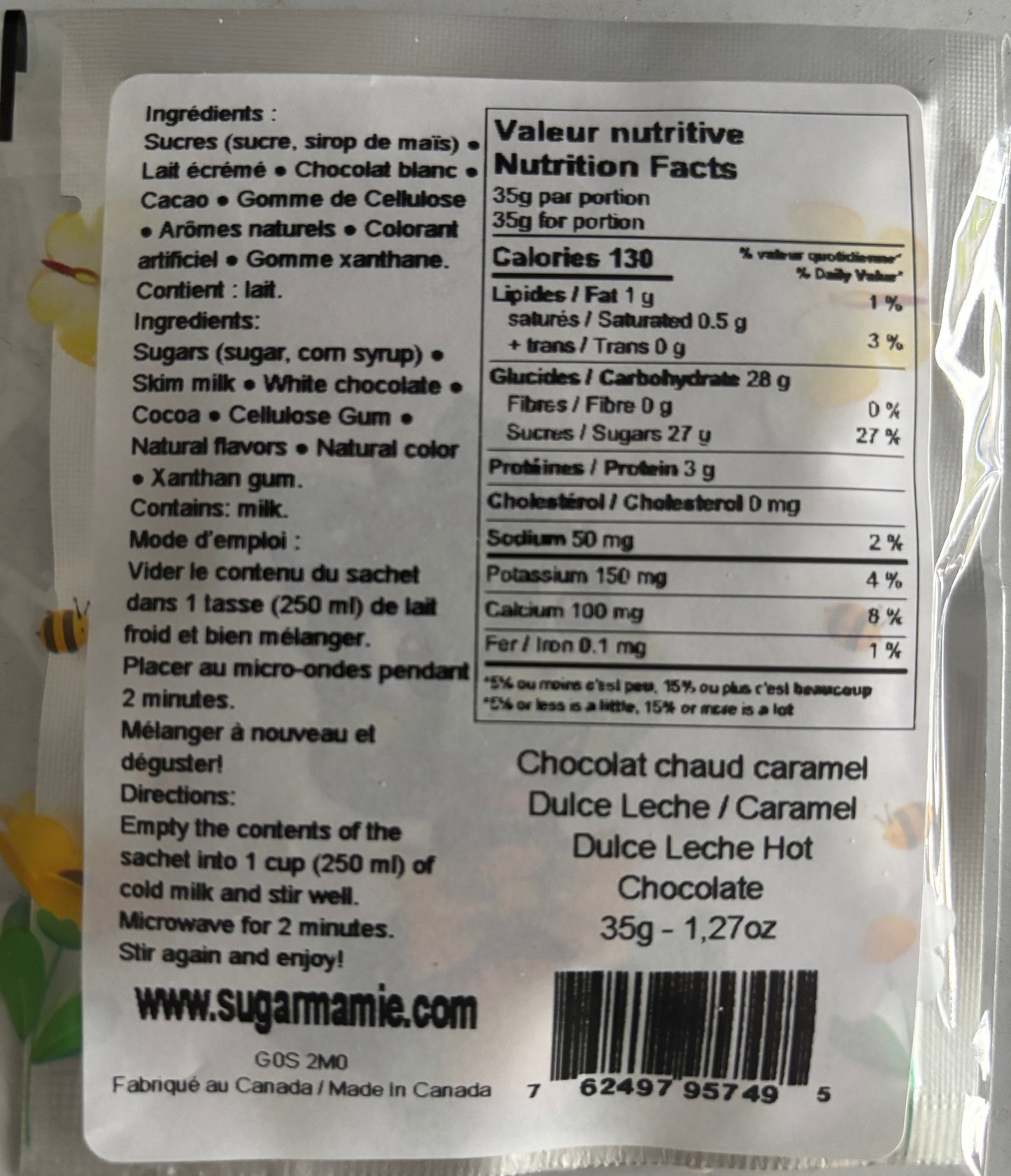 Chocolat chaud au caramel Dulce de Leche / Dulce de Leche Caramel Hot Chocolate