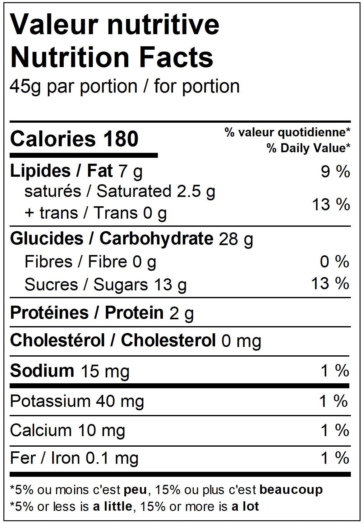 Mélange pour biscuit à l'avoine 275g / Oatmeal Cookie Mix 275g
