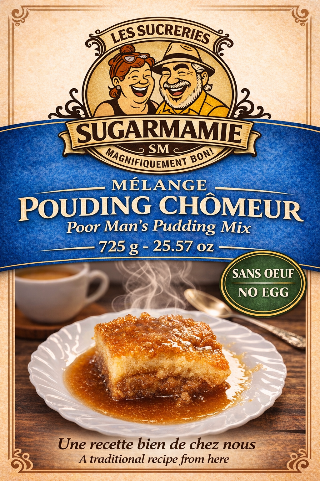 Mélange pouding chômeur / Poor Man’s Pudding Mix 600g