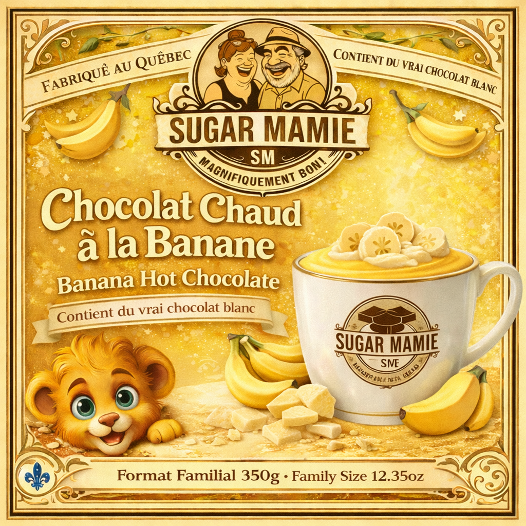 Chocolat chaud à la banane format familiale