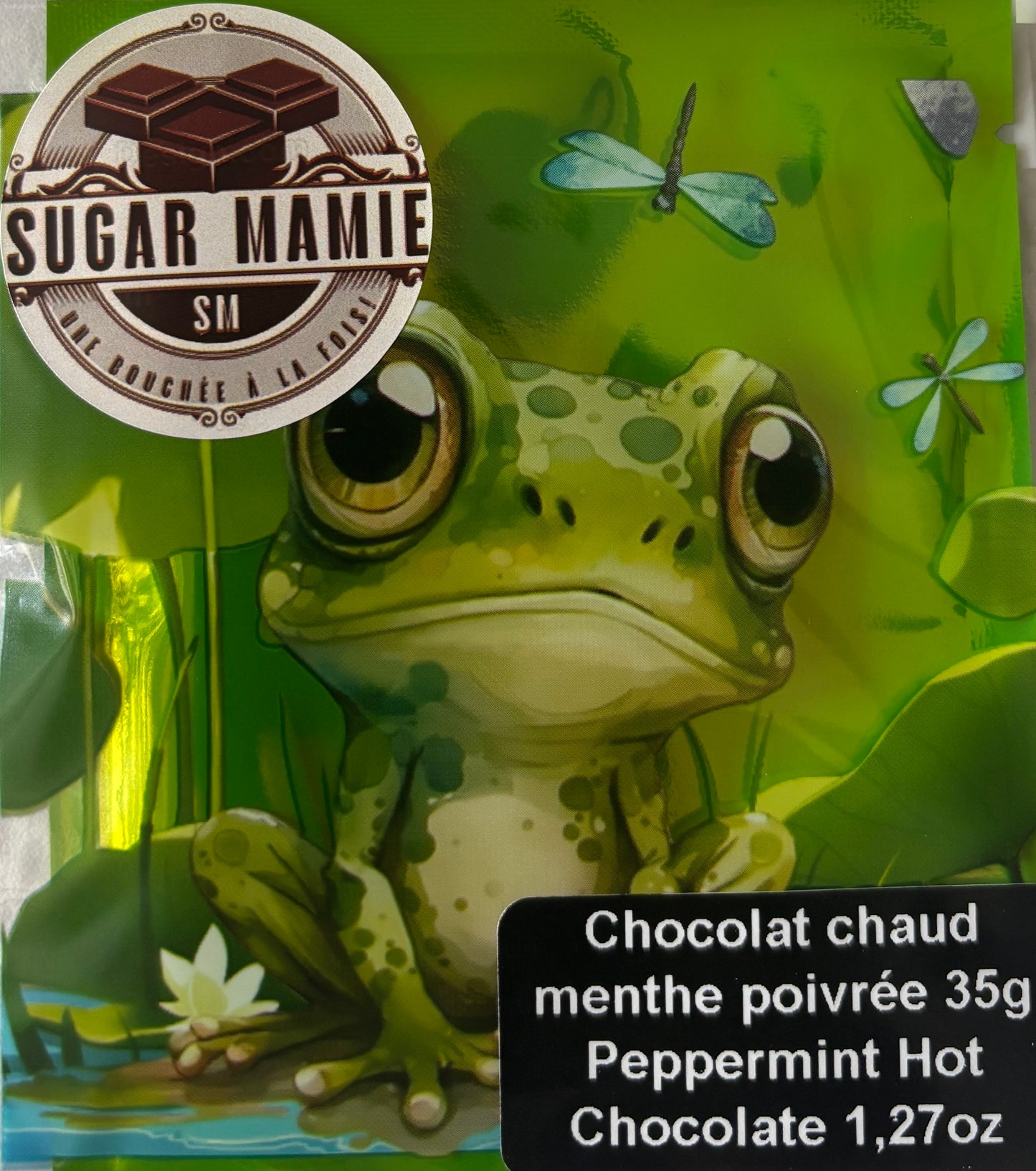 Chocolat chaud menthe poivrée 35g / Peppermint hot chocolate 35g