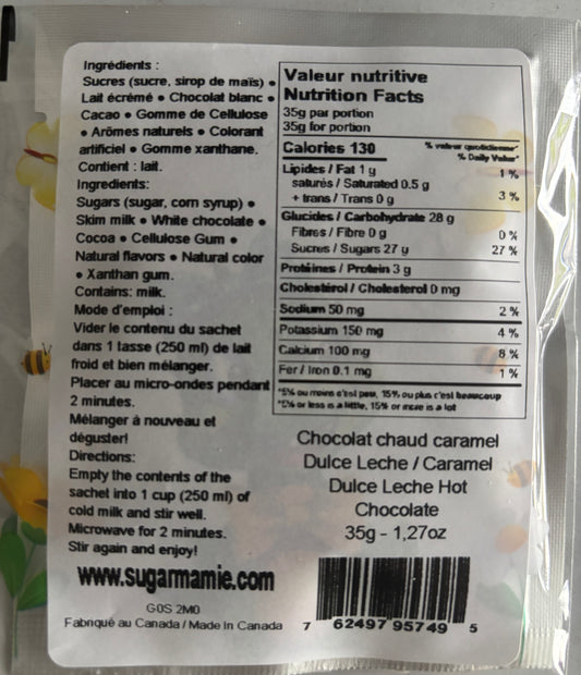 Chocolat chaud au caramel Dulce de Leche / Dulce de Leche Caramel Hot Chocolate