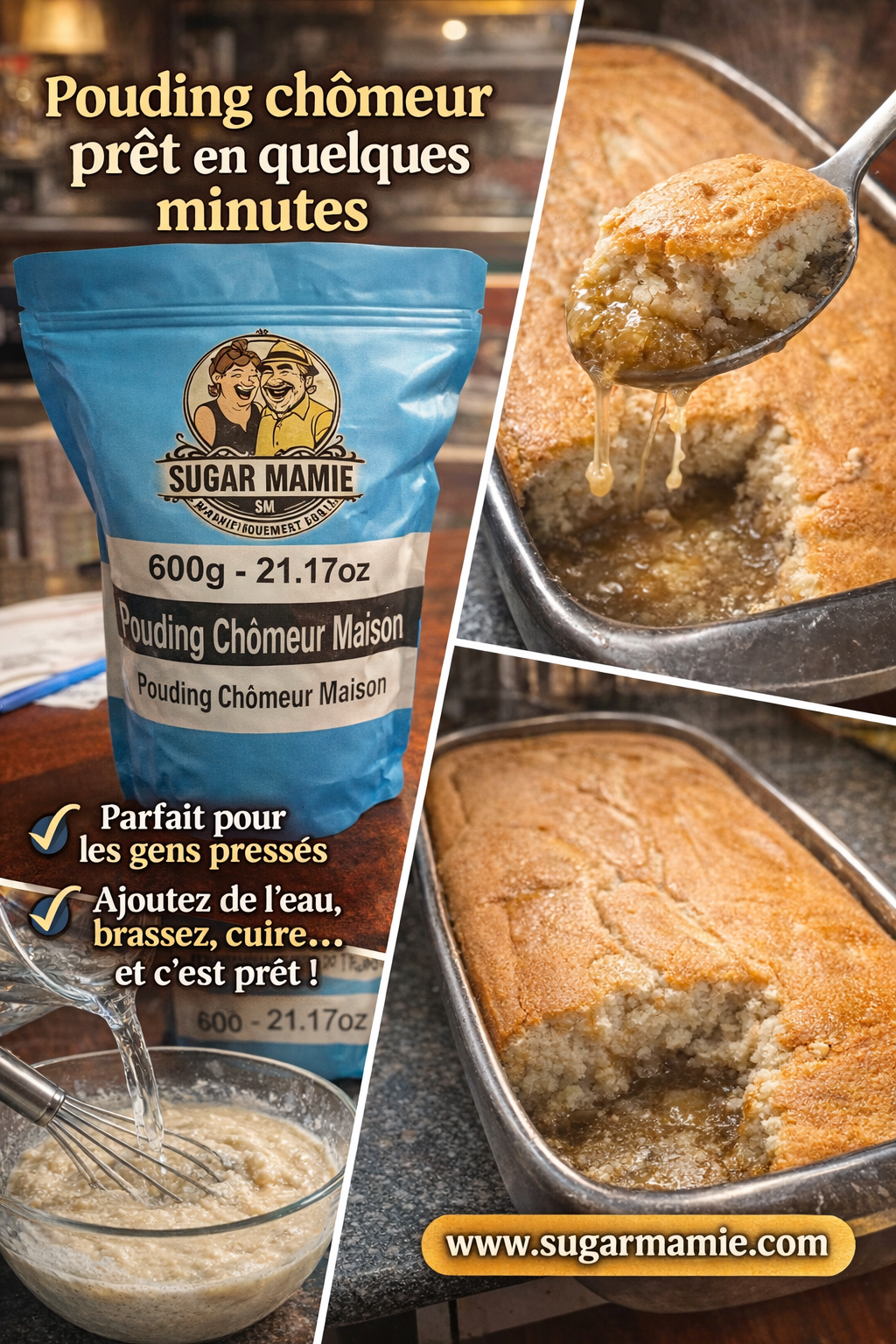 Mélange pouding chômeur / Poor Man’s Pudding Mix 600g