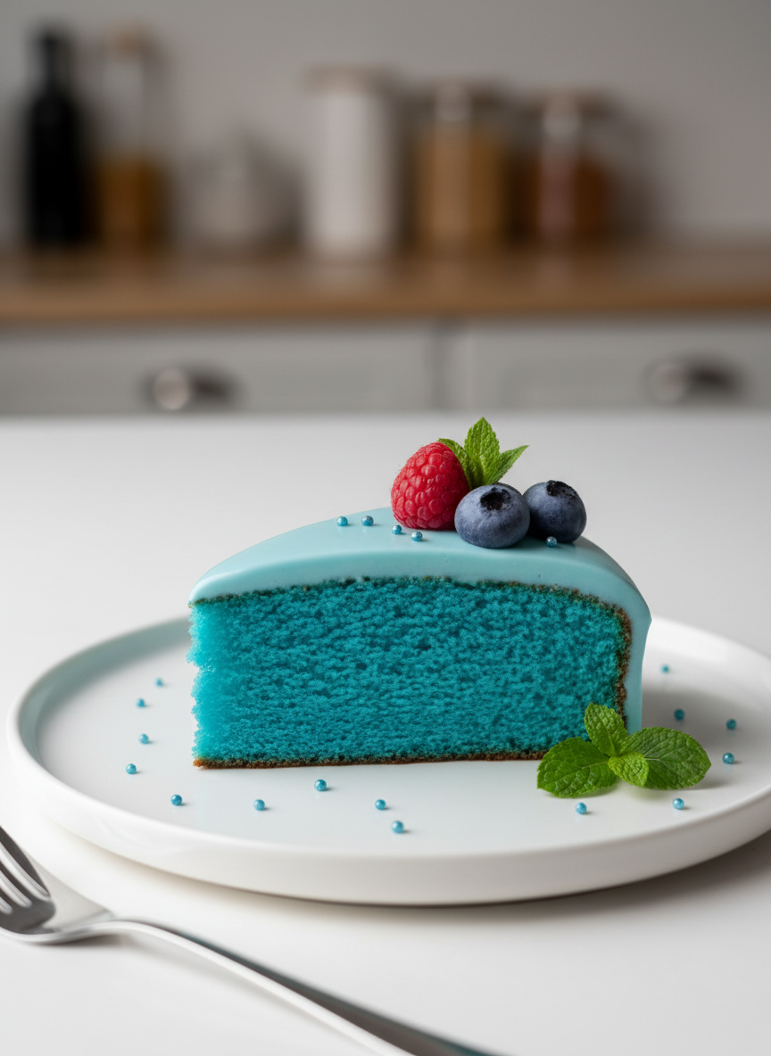 Mélange à gâteau framboise bleue