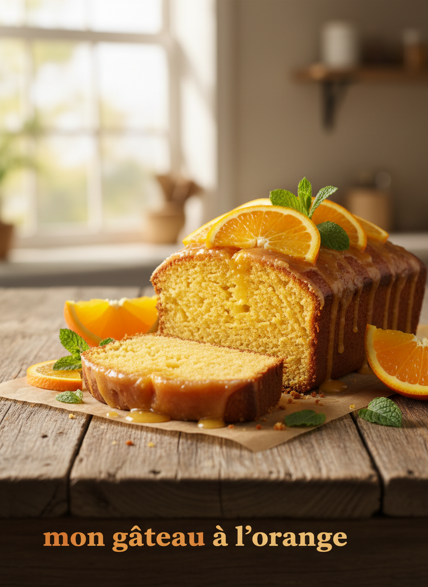Mélange gâteau à l'orange 454g / Orange Cake 454g